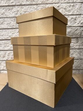 Fabric covered Nesting Storage/Gift Boxes